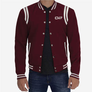 Vestes d'université pour hommes en laine à prix de gros en plusieurs couleurs vestes d'université personnalisées disponibles pour les marques privées - Product Image 1