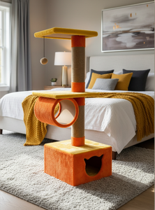 Griffoir pour chats Amistar Citrus Paradise de haute qualité, adapté à toutes les races et tailles de chats. - Product Image 3