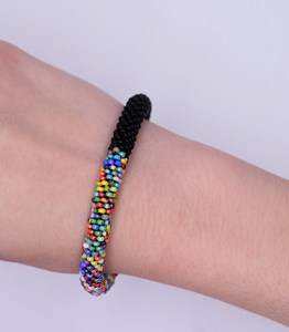 Bracelet manchette en perles faites à la main-Manchette pour femmes et filles - Product Image 5