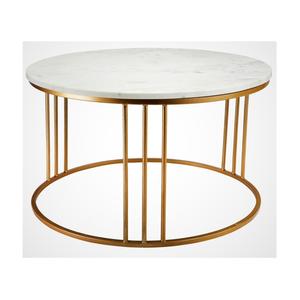 Juego de 2 mesas de centro de nuevo diseño, juego de mesa central con acabado negro, mesa de té moderna de estilo único con tapa de mármol - Product Image 5