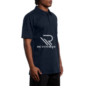 Chemises polo en coton doux haute pureté personnalisées pour hommes, anti-rides, grandes tailles, pour le personnel, avec logo. - Product Image 1