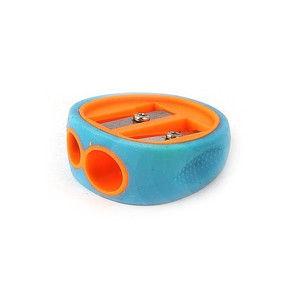 Taille-crayon et gomme - Bleu et orange - Product Image 1