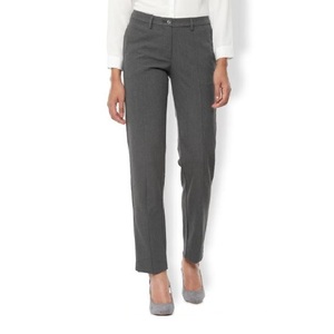 กางเกงทำงานผู้หญิงทรงตรงสำหรับฤดูร้อนปี 2023 ออกแบบตามสั่ง คุณภาพสูง ผลิตจากผ้าฝ้ายผสมสแปนเด็กซ์ ระบายอากาศได้ดี เป็นมิตรกับสิ่งแวดล้อม สำหรับส่งออก - Product Image 2