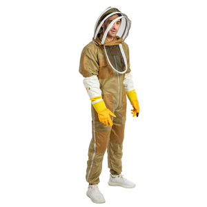 Combinaison d'apiculture, vêtements d'apiculture, combinaison respirante et légère, couverture intégrale du corps, fermeture éclair, équipement de protection Tex pour hommes - Product Image 3