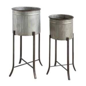 Jardinière en métal bronze antique de luxe, directement de l'usine, résistante aux intempéries, pot pour plantes succulentes d'intérieur avec support métallique, vente flash, jardinières - Product Image 4