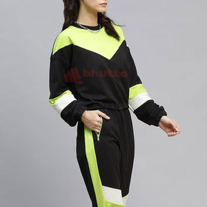 Elegante chándal de mujer de talla grande de manga larga para mujer, cómodo y transpirable para ropa informal, actividades deportivas - Product Image 2