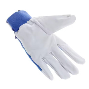 Guantes de trabajo de cuero Hombres Mujeres Heavy Duty Utility Work Guantes de jardinería Diseño a prueba de espinas Construcción de jardín - Product Image 5