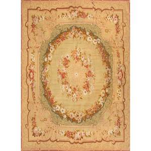 France (c.1890) Tapestry Golden Apricot/Natural Brown for <b>Wall</b> <b>Decor</b> - Product Image 1