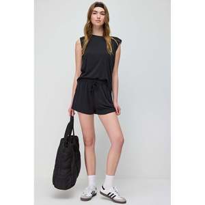 Sleeveless T-<b>shirt</b> with shoulder <b>pads</b> - Product Image 2