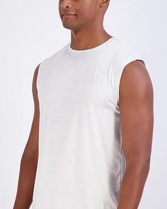 เสื้อกล้ามผู้ชายแห้งเร็วระบายอากาศได้เสื้อกั๊กออกกำลังกายแขนกุดใส่สบายไซส์ใหญ่พิเศษออกแบบได้ตามต้องการ - Product Image 4