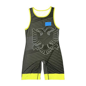 Últimos Diseños Personalizados de Uniformes de Lucha Libre 2026, Proveedor de Pedidos al por Mayor, Sublimación, Impresión de Calidad Superior, Singletes de Lucha Libre - Product Image 1