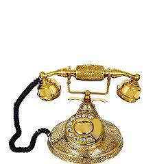 Nouveau téléphone à cadran rotatif en laiton Table en laiton fini Table décorative en bakélite ligne fixe Table de travail téléphone - Product Image 6