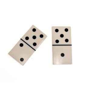 Bone Dominos Player Set Jeux de société à l'intérieur pour enfants et adultes - Product Image 1