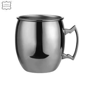 Meilleure vente Tasse à mule de Moscou faite à la main en acier inoxydable et cuivre dessus de table en verre vieilli pour café pour la rentrée - Product Image 2