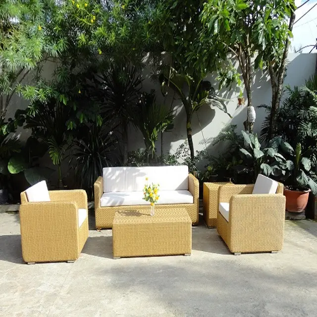 Poli RATTAN mobili per la casa e il giardino patio esterno mobili IN vimini/SET divano mobili da esterno nella manifattura del vietnam