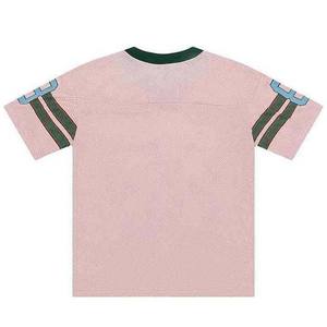 Camiseta Deportiva de Malla de Primera Calidad, Estilo Americano, con Estampado por Transferencia de Calor, Ajuste Entallado, Transpirable, Talla Grande - Product Image 6