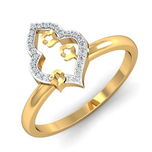 Trendy Zircon <b>Ring</b> <b>Dainty</b> Geometric <b>Rings</b> For Women Boho Brass <b>Ring</b> Recipient 18k Gold Plated Minimalist For Wholesale/OEM/ODM - Product Image 5