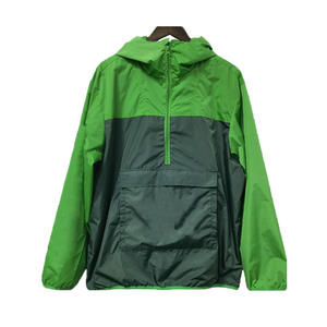 Chaqueta de Hombre con Capucha, Impermeable, Cortavientos, con Media Cremallera, Diseño de Parches, Personalizable con Logotipo OEM ODM - Product Image 1