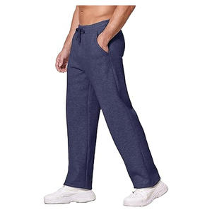 Pantalon de survêtement pour homme avec cordon de serrage, design écologique, respirant, polyester/coton, impression de logo personnalisée, hiver, grammage lourd - Product Image 4