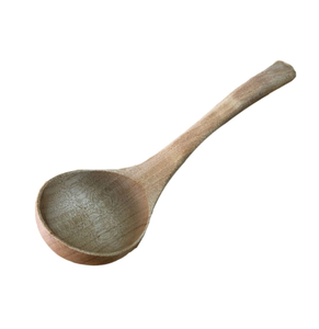 Cuchara de sopa de madera hecha a mano con mango largo, aspecto elegante para utensilios de cocina, fideos de madera, cuchara de olla caliente, diseño clásico - Product Image 2