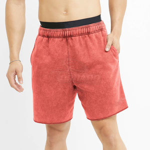 Shorts délavés à l'acide pour hommes de haute qualité Design personnalisé Design professionnel Shorts délavés à l'acide pour hommes Prix de gros Shorts - Product Image 6