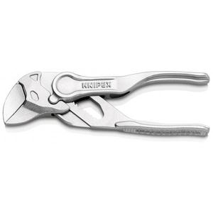 Clé à molette Knipex 100 mm chromée XS avec surface rugueuse pour une meilleure adhérence et une durabilité accrue - Product Image 1