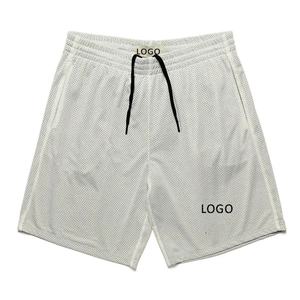 OEM Custom Mesh Shorts Custom logo Casual 2 <b>Layer</b> Gym Sport Mesh Basketball Short Custom Men Breathable Shorts - Product Image 1