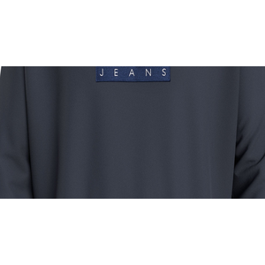 Felpa Girocollo da Uomo Tommy Hilfiger con Logo Tartan Vestibilità Rilassata 100% Cotone Stampa Serigrafica Disponibile Blu - Taglie XXS XS S M L XL - Product Image 3