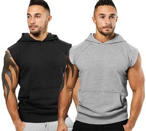 Custom <b>Gym</b> Wear Men Blank Sleeveless Muscle Athletic Hoodies Training Clothes Oversized Pullover <b>Gym</b> <b>Hoodie</b> - Product Image 4