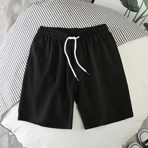 Pantalones cortos de algodón ecológicos informales de verano para hombre, pantalones cortos de entrenamiento atléticos activos con cintura elástica transpirable de secado rápido - Product Image 2