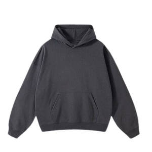 Sudaderas con capucha de algodón suave para hombres y mujeres, diseño de manga larga, sin cordón, sudaderas con capucha holgadas - Product Image 4