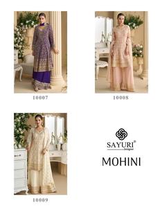 Costume Mohini moderne Salwar Kameez Palazzo pour femmes avec broderie élégante parfait pour les fêtes de mariage printemps-été - Product Image 3