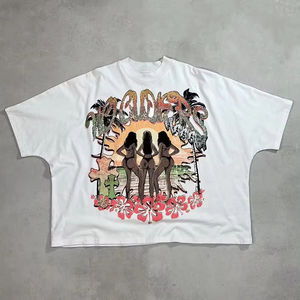 Camisetas Unisex de Talla Grande, Ecológicas, Antiarrugas, Antibolitas, 100% Algodón, Tela de 260g, Diseño Serigrafiado - Product Image 4