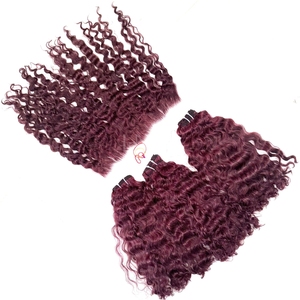 Wholesale Price Besst Quality Burmese <b>Curly</b> Color <b>Bundles</b> From 100% Vietnamese Human Hair Real Human Hair - Product Image 3