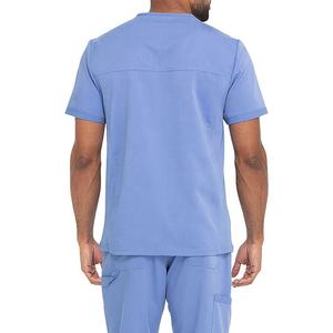 Offre Spéciale manches courtes hommes gommage médical uniforme extensible respirant à la mode gommage médical uniforme - Product Image 3