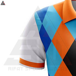 Vente en gros de haute qualité imprimé uni respirant décontracté Golf coton grande taille logo personnalisé sublimation pour chemise nouveauté hommes - Product Image 5