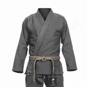 Durable BJJ GIS fábrica de ropa al por mayor logotipo personalizado nuevo diseño con costura jiu jitsu kimonokimono de jiu jitsu artes marciales - Product Image 1