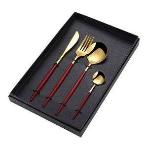 ชุดช้อนส้อมสแตนเลสชุบทองไล่เฉดสี สำหรับงานแต่งงาน ผลิตในอินเดีย ขายส่ง - Product Image 6