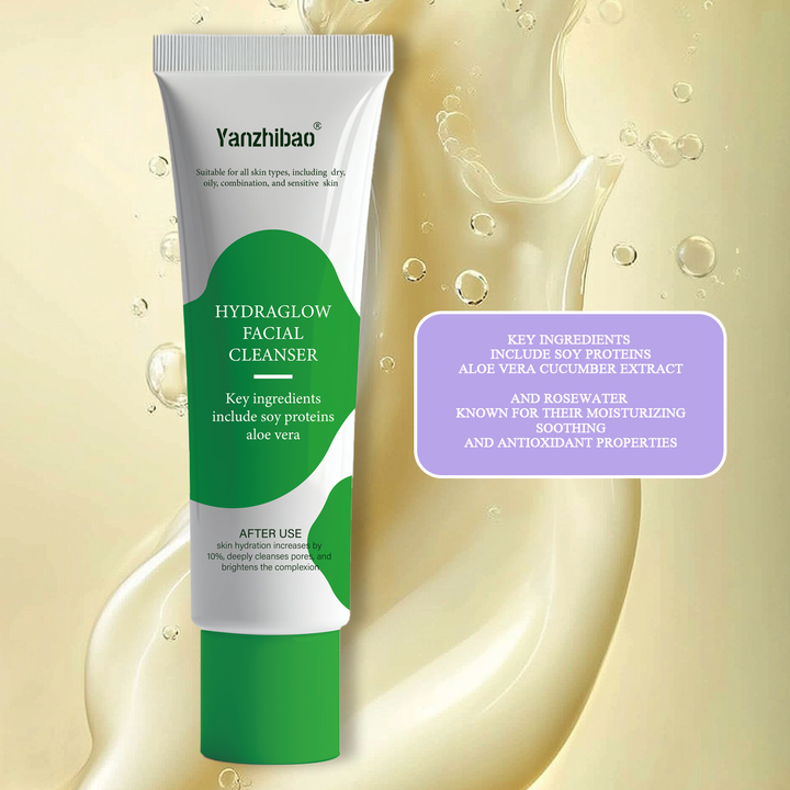 Women's 150ml Soy Face Cleanser Gel Glycerin-Based Ingredients Facial Cleanser