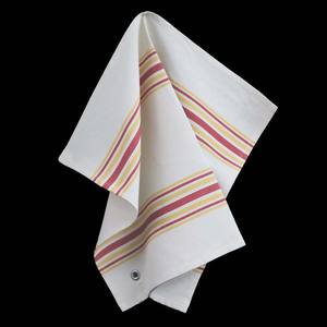 Collection exclusive de serviettes de cuisine en coton 100% à motifs rayés de luxe, teintes en fil, à prix de marché fiable - Product Image 4