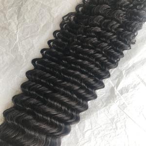 Vendeur indien de haute qualité en gros 100% vison cambodgien brut brésilien cuticule aligné vierge profonde Extensions de cheveux bouclés - Product Image 4