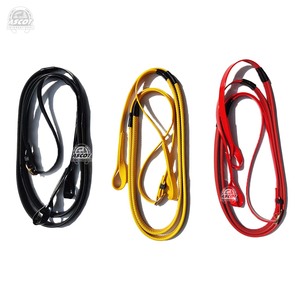 Rênes d'équitation en gros, poignées en caoutchouc PVC, rênes en paire, boucle en laiton, articles équestres durables - Product Image 1