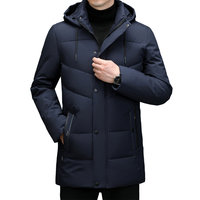 Veste d'hiver pour homme personnalisée en vente chaude, imperméable, coupe-vent, rembourrée, à capuche, mode de rue, vêtements d'extérieur, manteau élégant