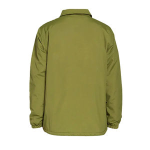 แจ็กเก็ตโค้ชของผู้ชายสีดำล้วนเสื้อแจ็คเก็ตโค้ชเสื้อโค้ทสำหรับผู้ชายโลโก้ตามสั่งขนาดใหญ่พิเศษ - Product Image 6