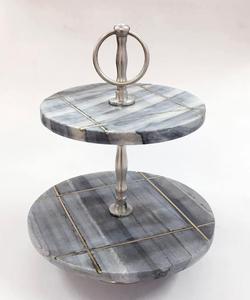 Support à gâteau en résine et métal de qualité supérieure pour l'affichage, outils pour gâteaux, desserts, servir des cupcakes pour les mariages et les fêtes d'anniversaire - Product Image 3