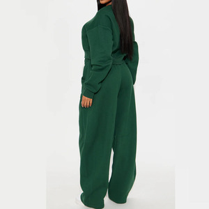 Conjunto de ropa de ajuste Regular para mujer, novedad de 2026, conjunto de ropa deportiva para mujer, conjunto de chándal liso para correr y entrenamiento con estilo - Product Image 3