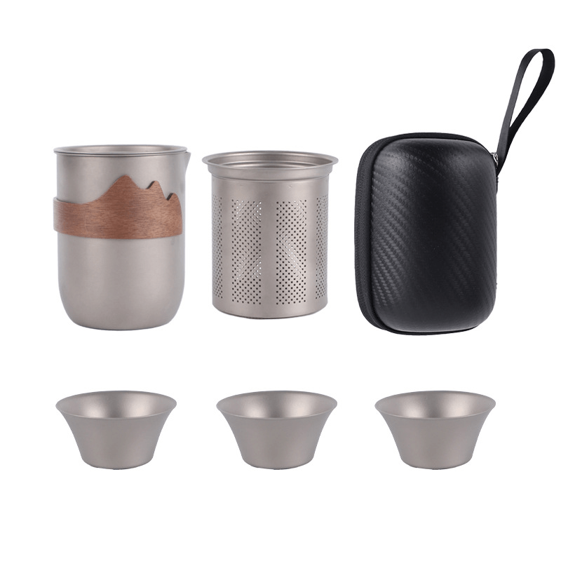 Théière 240 ml avec 3 tasses en forme de lotus