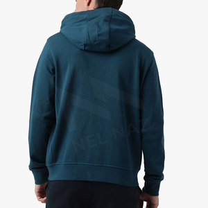 Personalizado al por mayor Zip Up Streetwear cremallera doble cremallera algodón peso pesado Sudadera con capucha hombres sudaderas con capucha - Product Image 3