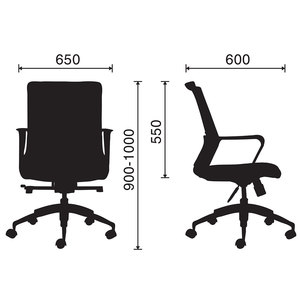 Silla de Oficina Ergonómica Giratoria de Malla Premium - HOGVP063 - Diseño Elevable y Minimalista - Product Image 2