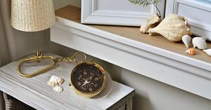 Kaychain Classic Vintage Brass <b>Compass</b> a Timeless <b>Navigation</b> Tool with Offset Printing - Product Image 3